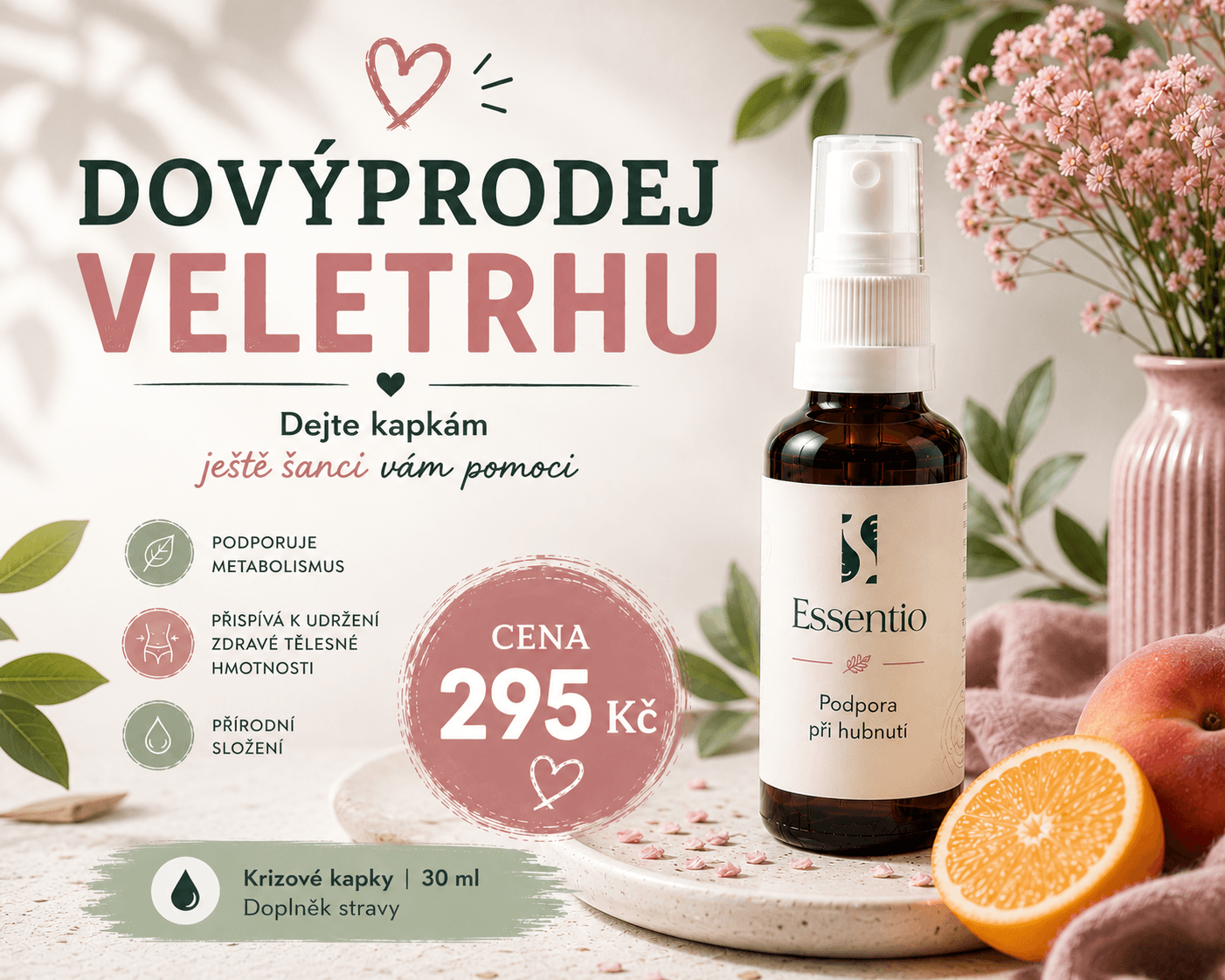 Bachovky- Podpora při hubnutí - dovýprodej 